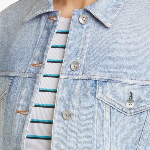 RAG&BONE Printed Denim Jacket - Picture 3 of 9